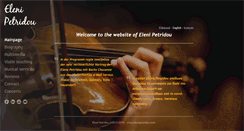 Desktop Screenshot of elenipetridou.com